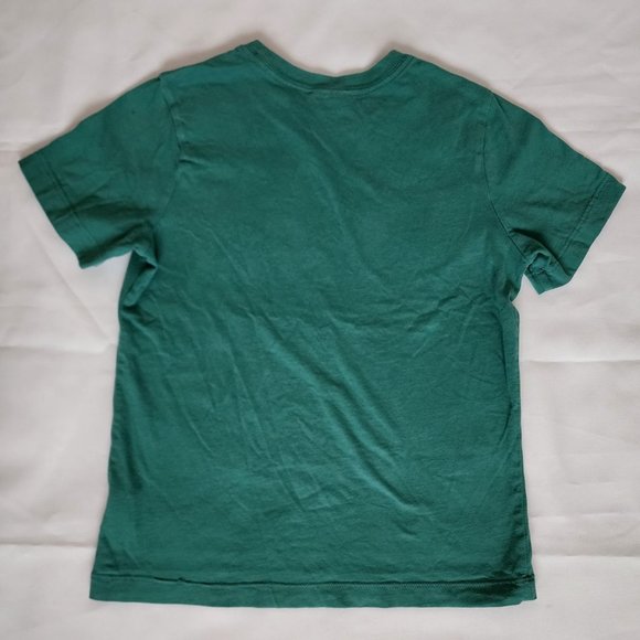 Hanna Andersson Kids Boys Green Car Print Hot Rod Short Sleeve T-Shirt Size US 8 - Picture 4 of 9